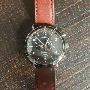 Shinola Canfield Sport— in good shape, lightly worn.